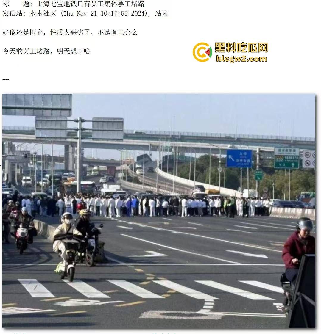 上海沪松公路被国利员工堵到爆!讨薪没问题,害全场牛马迟到真是要命!-4