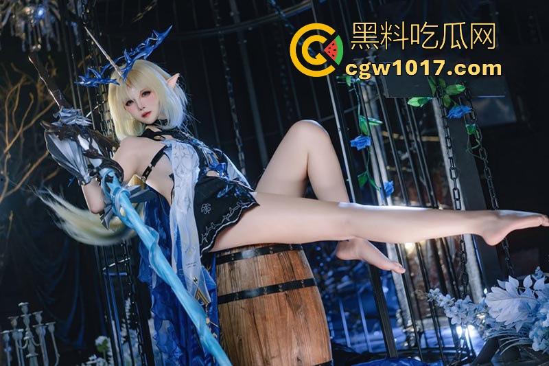 极品coser福利姬【阿薰kaOri】COS芙露德莉斯写真私拍流出,极具还原动漫人物,锁链笼中精灵扭臀挑逗,反差魅惑!-3