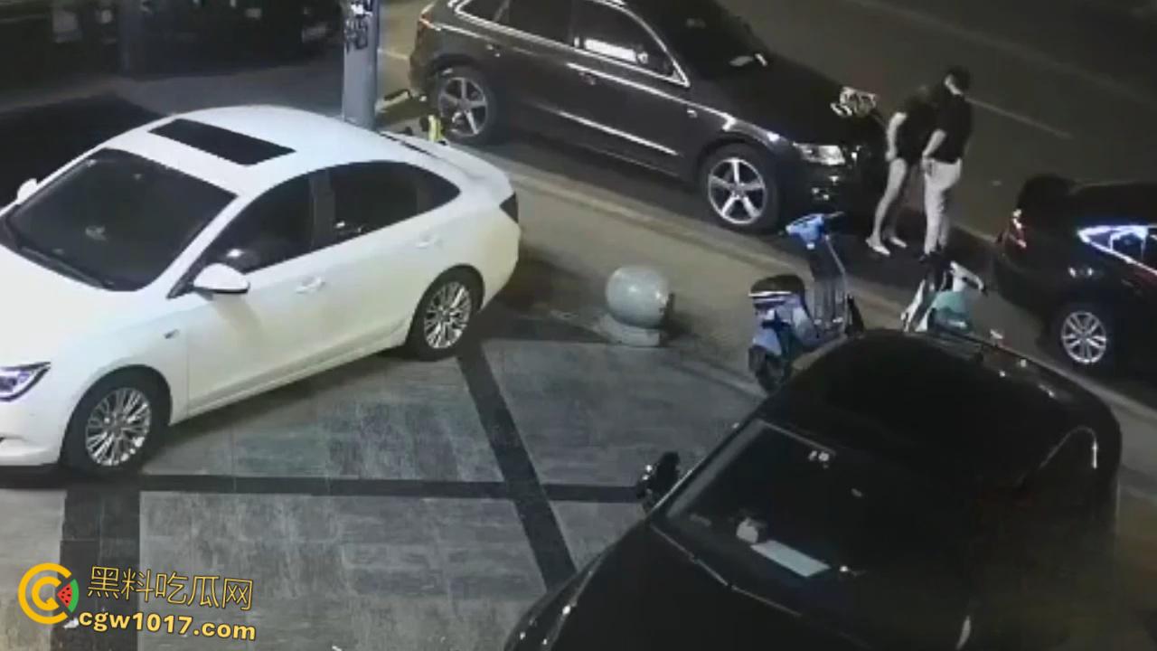 酒醉男女深夜在马路边,众目睽睽之下直接开始野战模式,饥渴母狗跪地口交,趴在引擎盖上掀裙后入打桩!-4