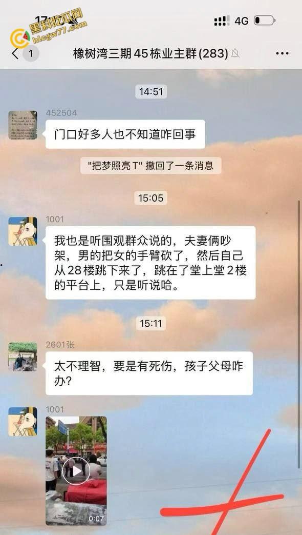 合肥橡树湾血案震魂!夫妻争吵变屠场:断臂惨剧后男子跳楼,爱恨情仇炸裂全网!-1