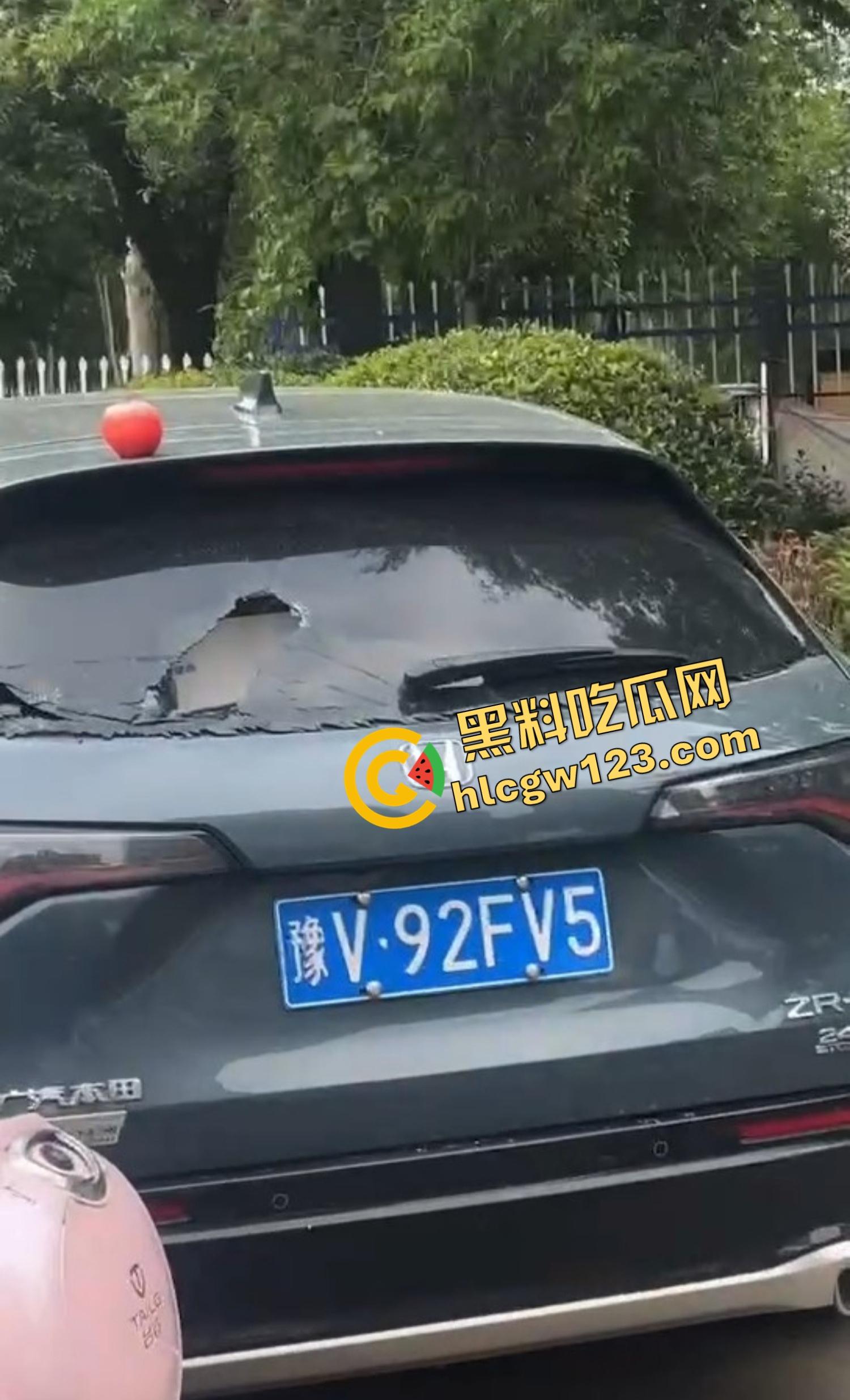 河南女版绿魔开挂上线,集美爬车无差别砸车,特斯拉一脚电门姐你是来耍杂技还是找死的?-8