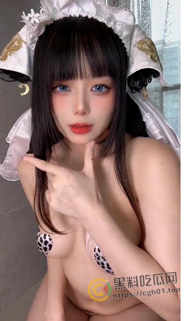 开盒COS圈女神【阿九不是鸽子】定制擦边天花板 36D不下垂的大胸 烧啊 太烧了-2