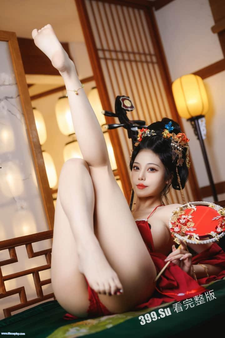 推特微博 #蜜汁貓裘 作品 「唐宮夜宴」生动地展现了唐朝独有的美学风范！（61p+1v 私拍完整版）-25