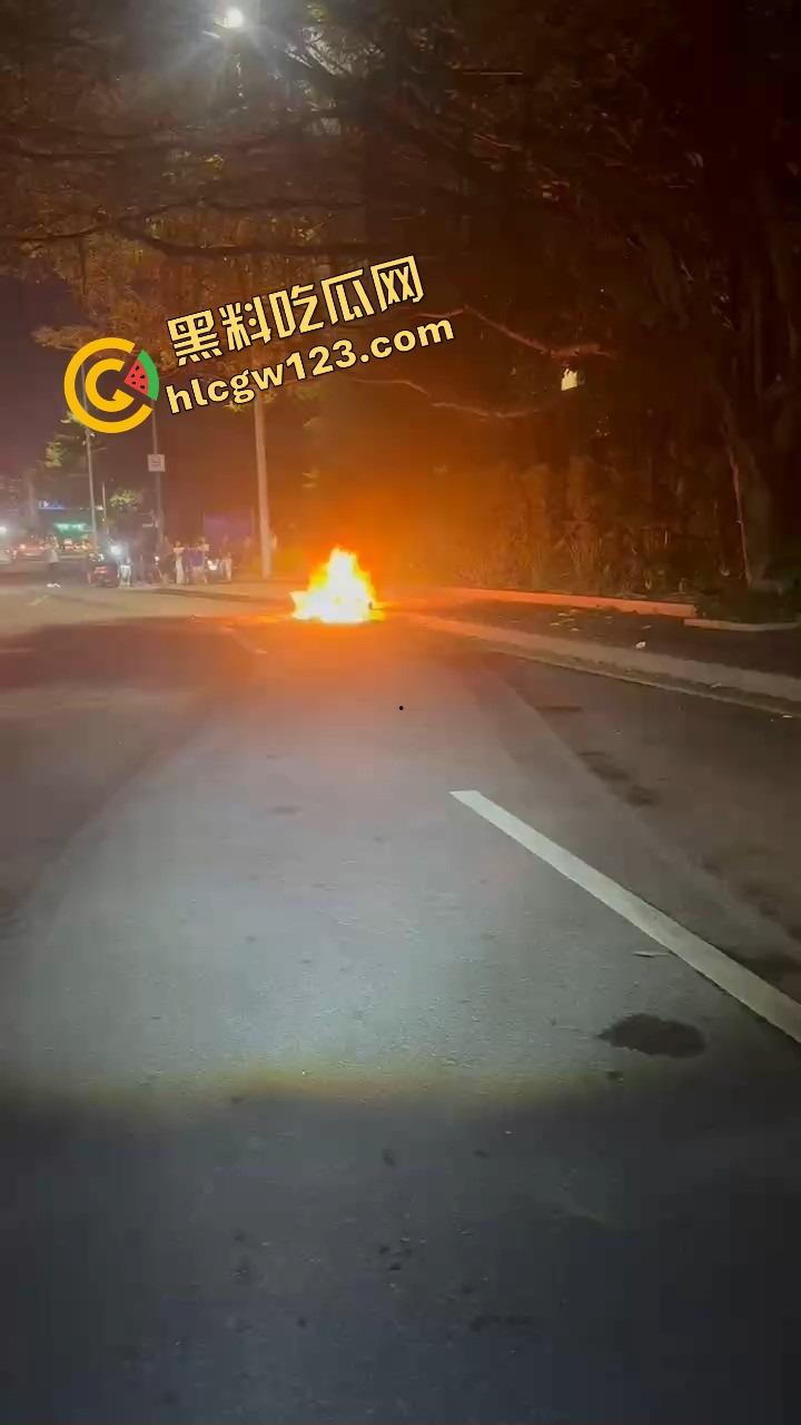 女骑电摩骑出火力全开模式,车子骑着骑着自燃直接把裤子烧没了,当场草地打滚成辣妹火焰鸡!-5