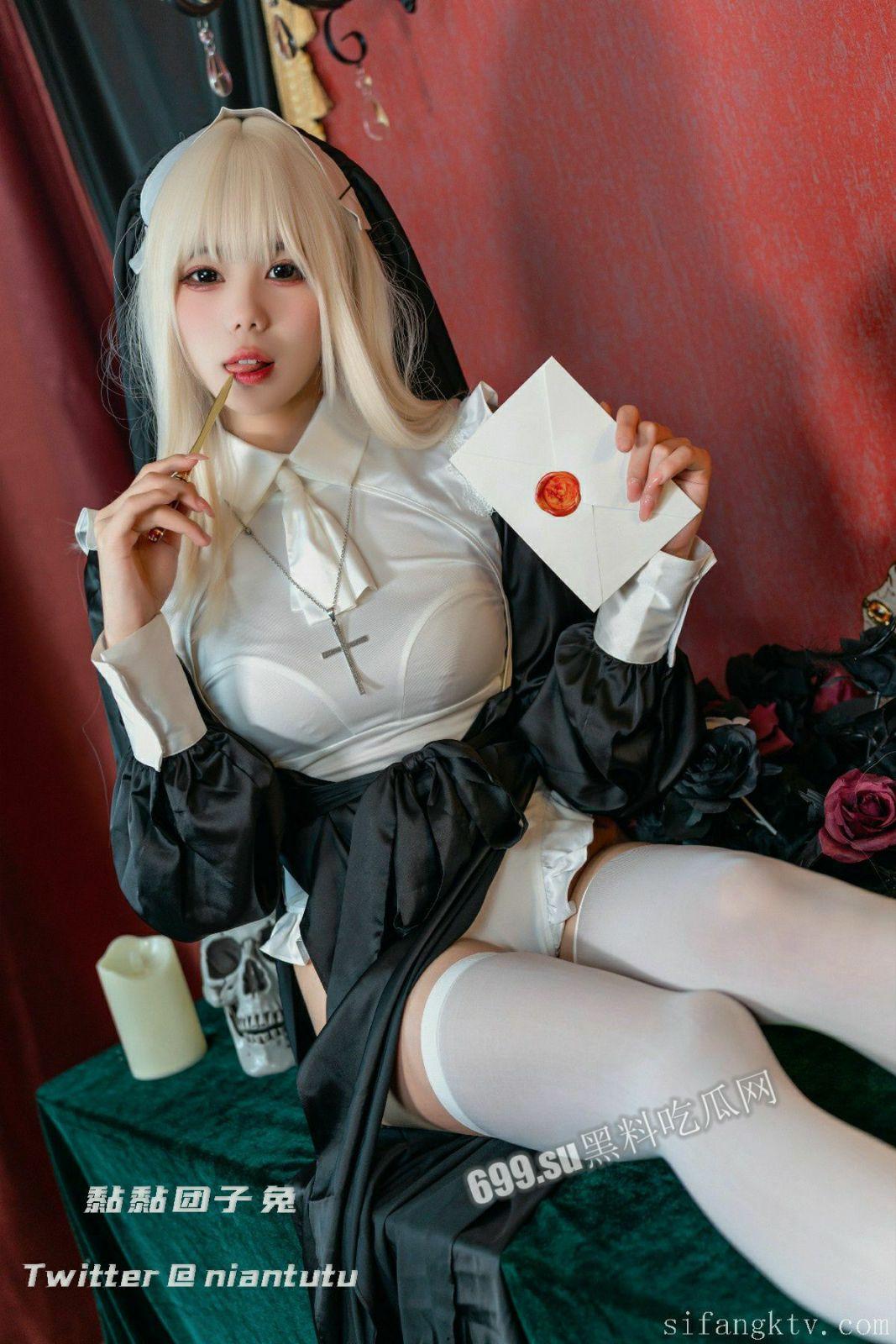 【B站黏黏团子兔】极品反差 女团脸美女 上岸前大尺度写真精选-8