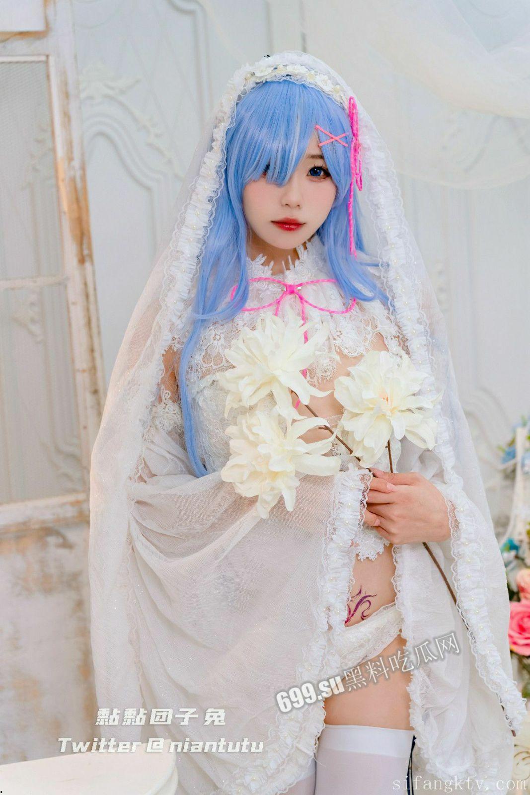 【B站黏黏团子兔】极品反差 女团脸美女 上岸前大尺度写真精选-62